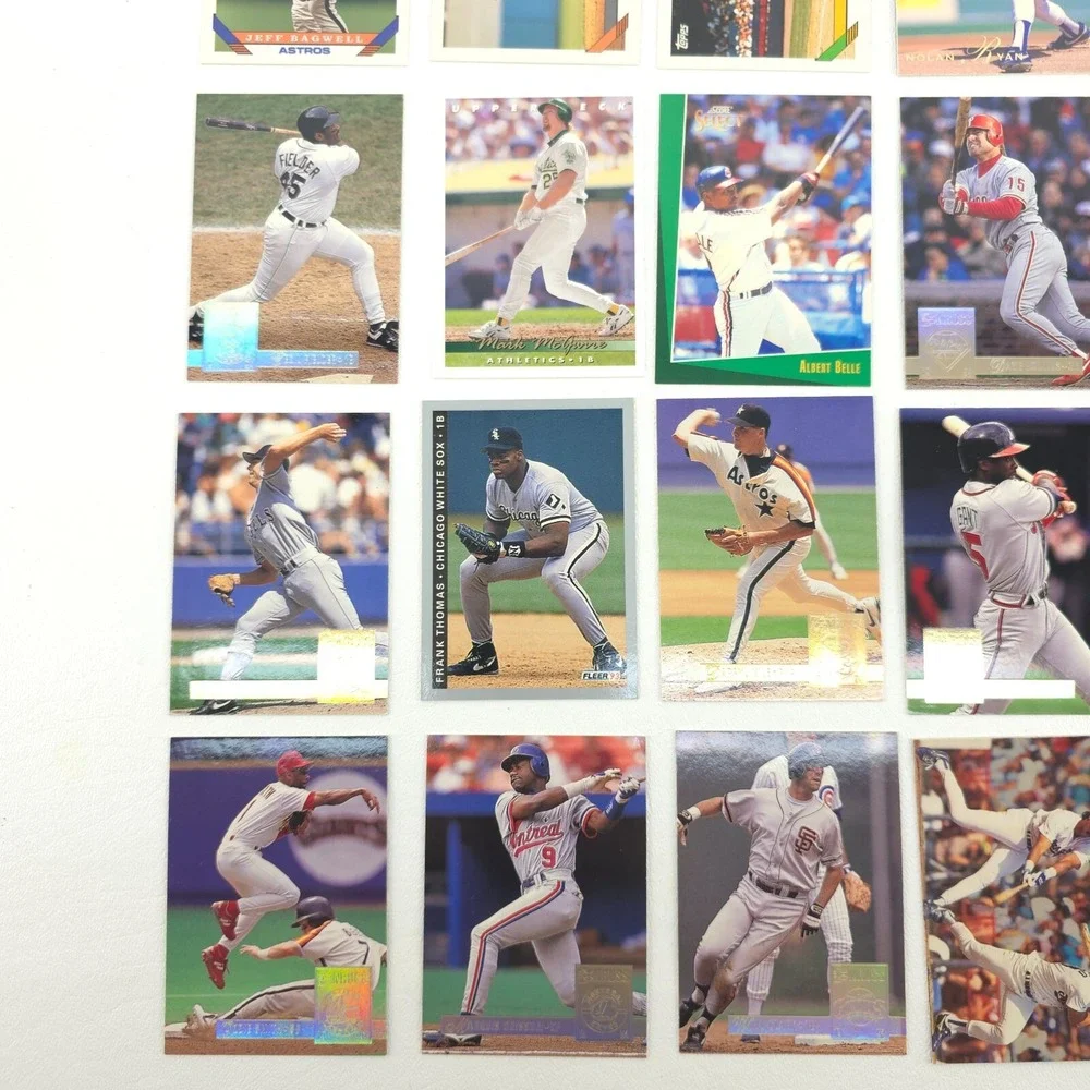 25 Card Baseball Star Lot Several Year Span All Pictured Yount Ripken Bagwell